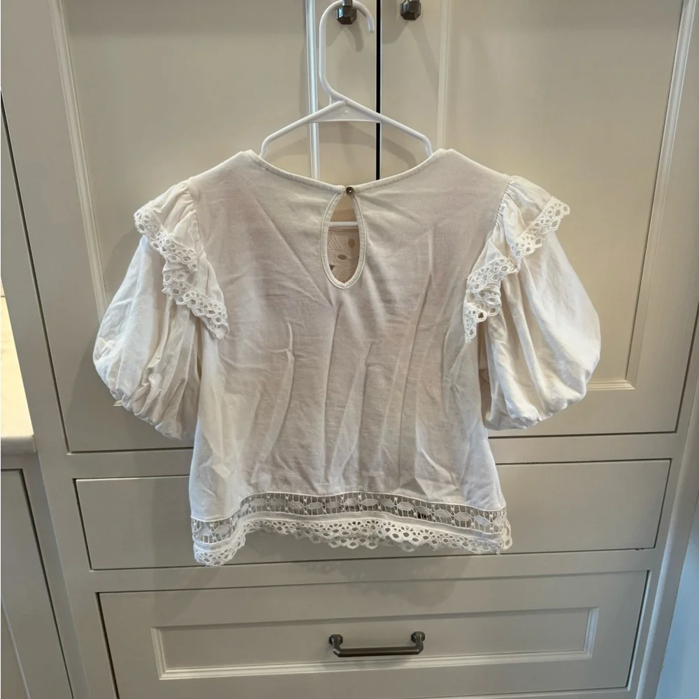 Anthropologie lightweight white